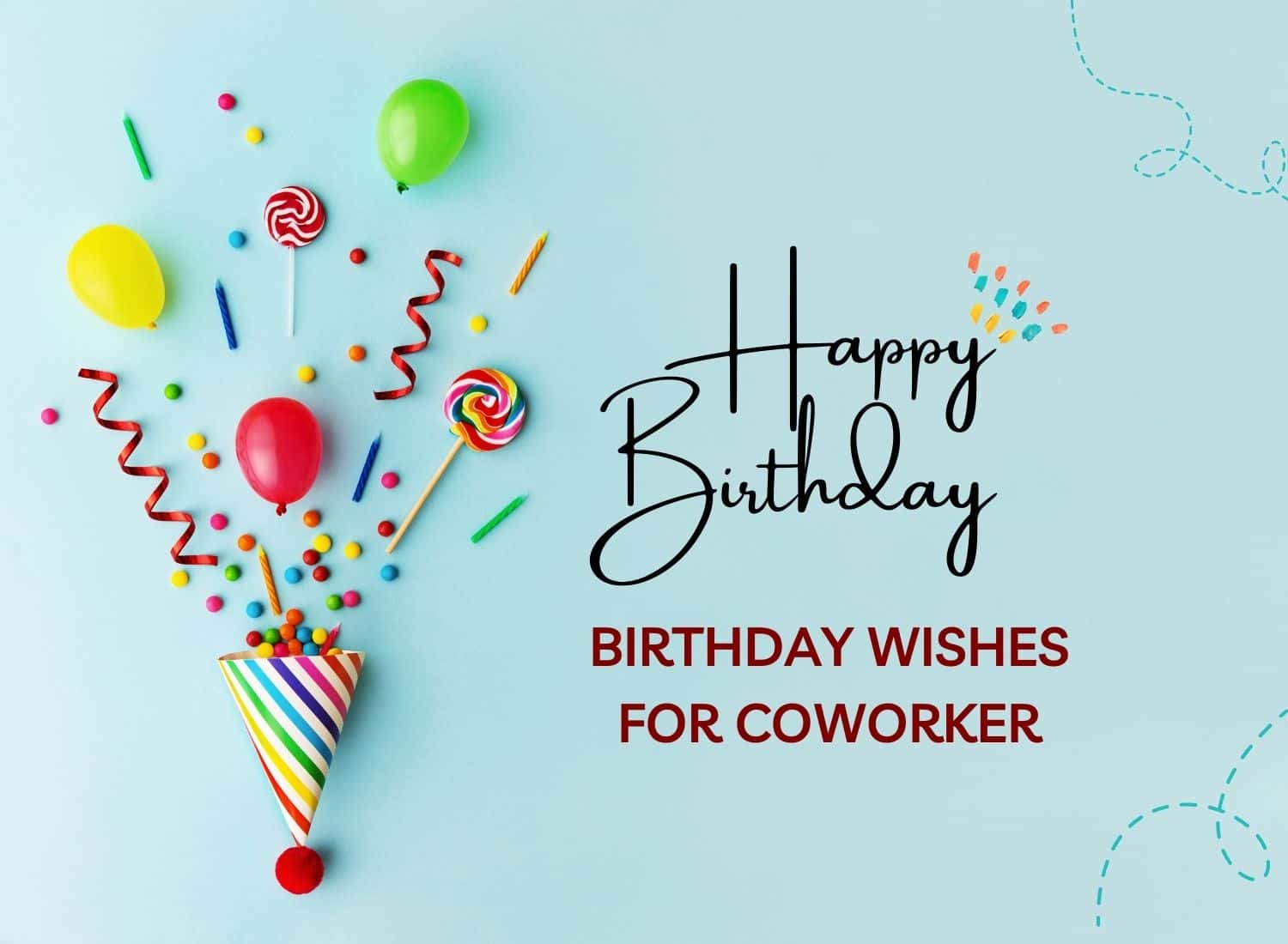 50+ Best Birthday Wishes For Coworker - Think Like Bhumika